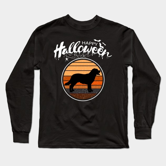 Funny Happy Halloween Beautiful Labrador Men Women Kids Gift Long Sleeve T-Shirt by mlleradrian